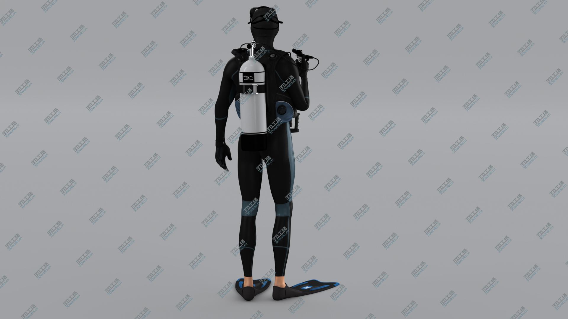 images/goods_img/20210113/3D model Scuba Diver Animated HQ/4.jpg